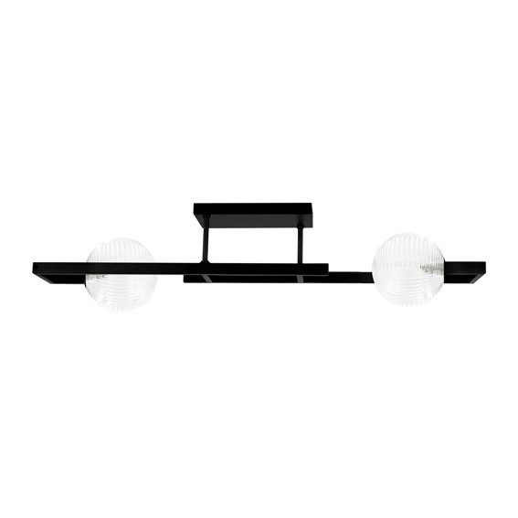 Lampa Sufitowa PARMA K-5760 Transparentny/Czarny