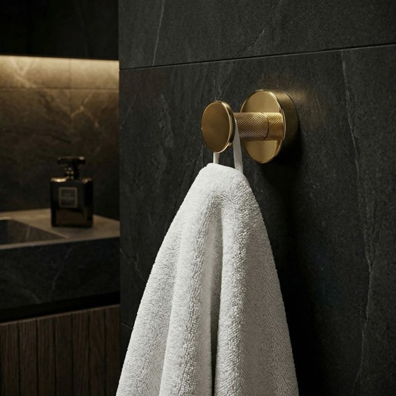 Wieszak Łazienkowy 6606A MODERN Złoty