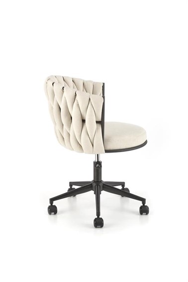 Fotel Obrotowy TALON Czarny/Beżowy