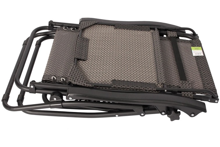 Leżak Ogrodowy z Daszkiem Zero Gravity Aruba Grafit