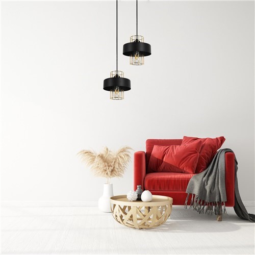 Lampa Wisząca ESTELLA 1A Czarna