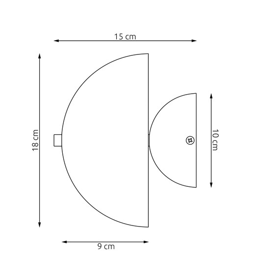 Kinkiet MUSH K2 Czarny