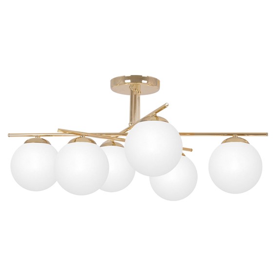 Lampa Sufitowa REA K-5424 Złoty/Biały