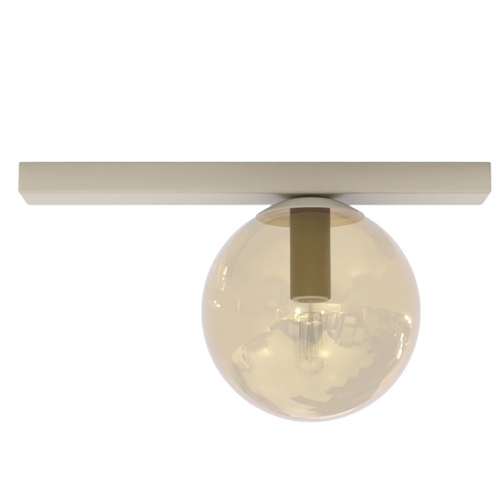 Lampa Sufitowa FIT 1 Beżowy/Miodowy
