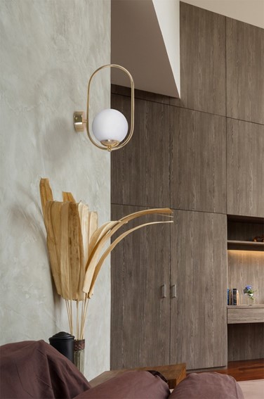 Kinkiet RITUS K-5393 Złoty/Biały