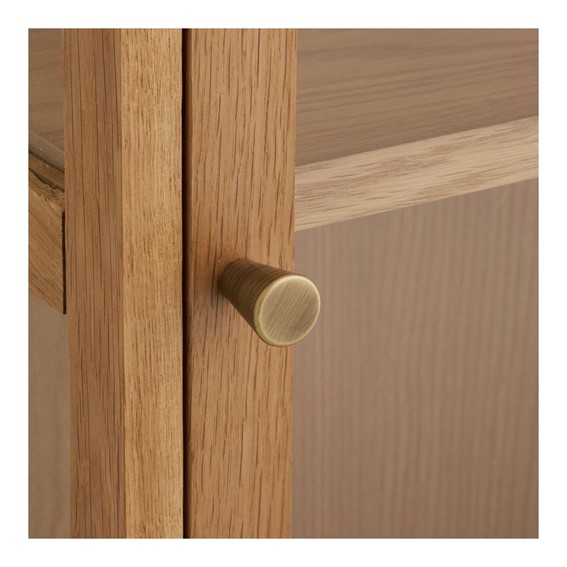 Witryna Wisząca ZAMORA 20 cm Dąb