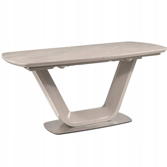 Stół Rozkładany ARMANI Ceramic (160-220)x90 Szary Mat