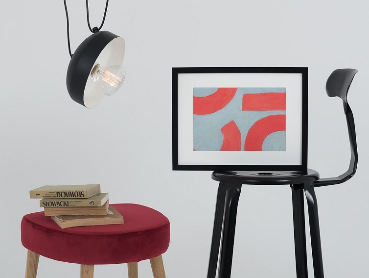 Lampa wisząca POPO FLAT 1 – czarny