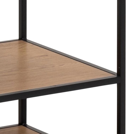 Wieszak na Ubrania SEAFORD Dąb/Czarny