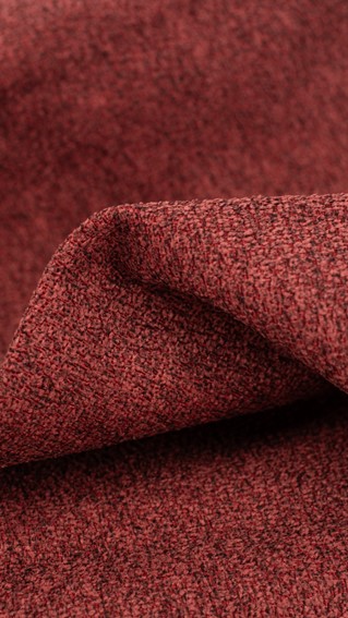 Tkanina BORG 59 Bordowy (1 mb)