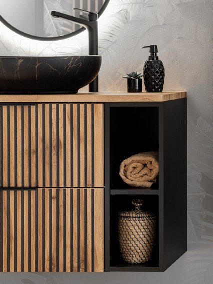 Regał Dolny XILO 81-01-A Czarny