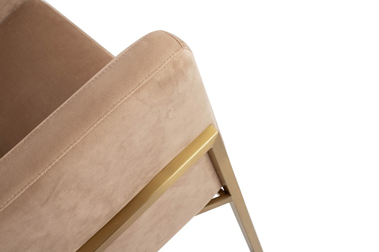 Fotel CHLOE Velvet Khaki