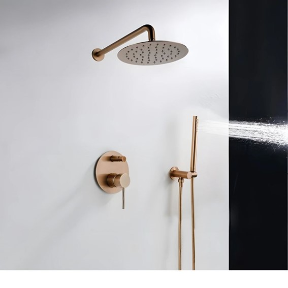 Zestaw Natryskowy Podtynkowy LUNGO BOX Miedź