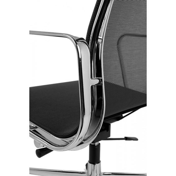 Fotel Biurowy AERON PREMIUM Czarny/Srebrny