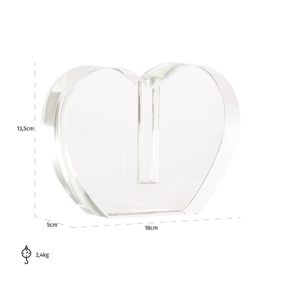 Świecznik SANA S Przezroczysty