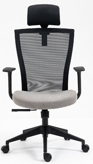 Fotel Obrotowy Q-328H Czarny/Szary