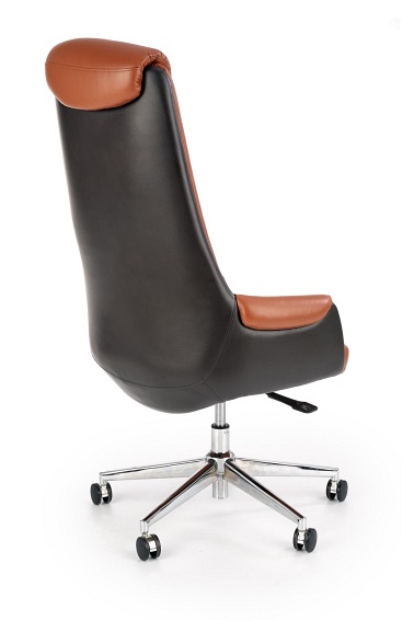 Fotel Gabinetowy CALVANO Ciemny Brąz/Jasny