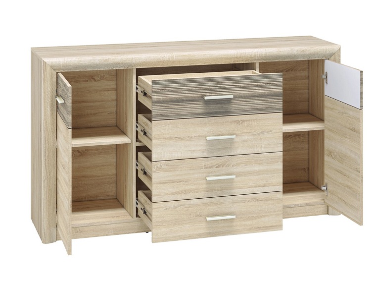 Komoda CASTEL 08 Sonoma/Truflowy