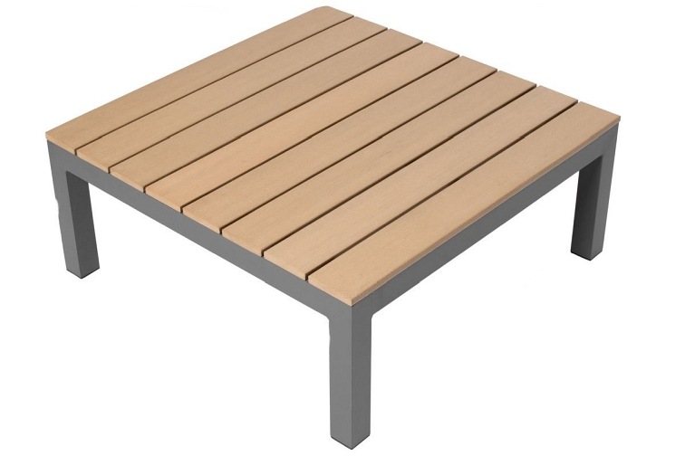 Narożnik Ogrodowy BALI 5-Osobowy ze Stolikiem Szary