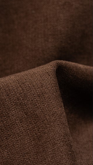 Tkanina LINO 48 Czekoladowy (1 mb)