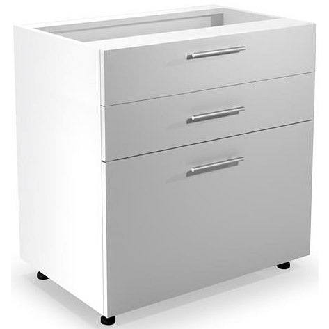 Szafka Dolna z Szufladami Vento D3S-80/82 Biały