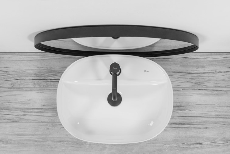 Umywalka Nablatowa CARINA Biały