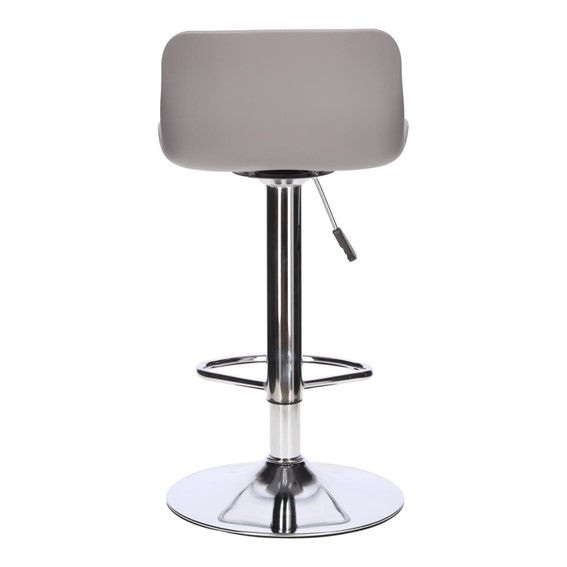 Stołek Barowy INGE Szary/Chrom