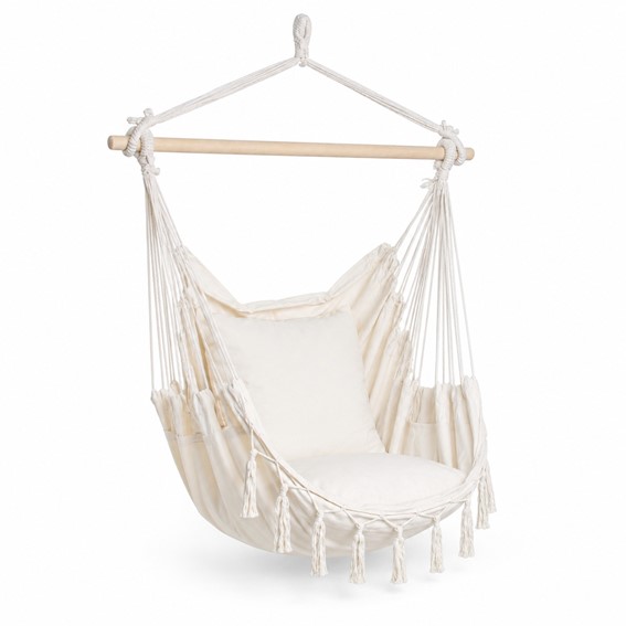 Fotel Hamakowy RIVA Boho Ecru