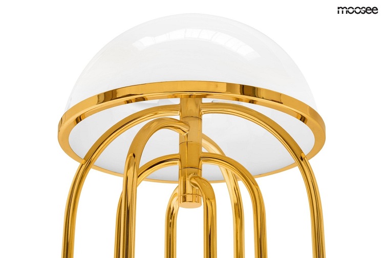 Lampa Stołowa BOTTEGA Złoty/Biały