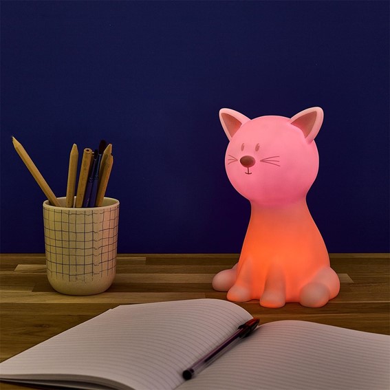 Lampka Cat Night Biały