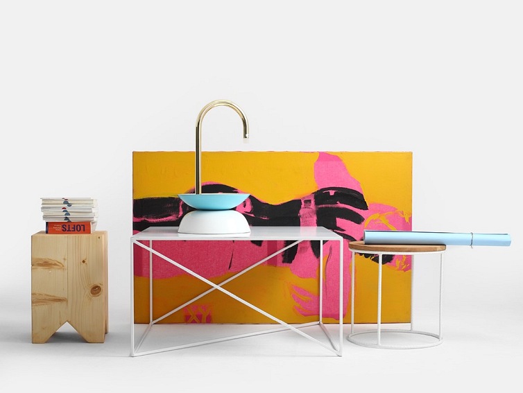 Stół Kawowy Memo Metal 80x80 Biały