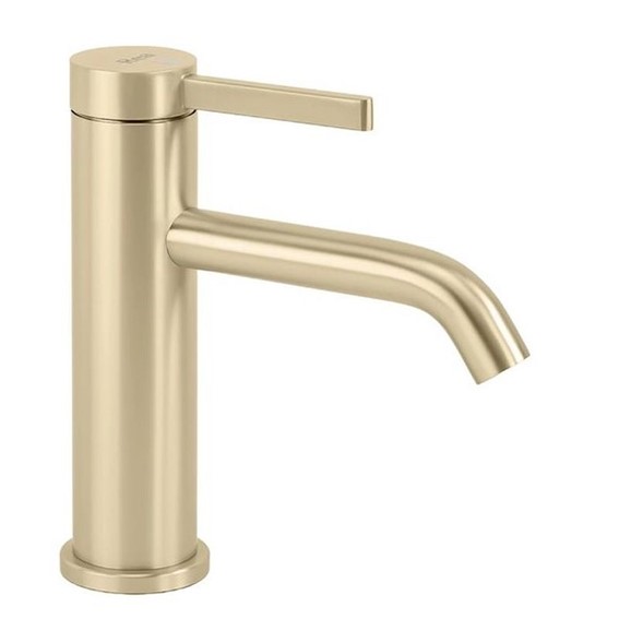 Bateria Umywalkowa RIVO Złoty Szczotkowany