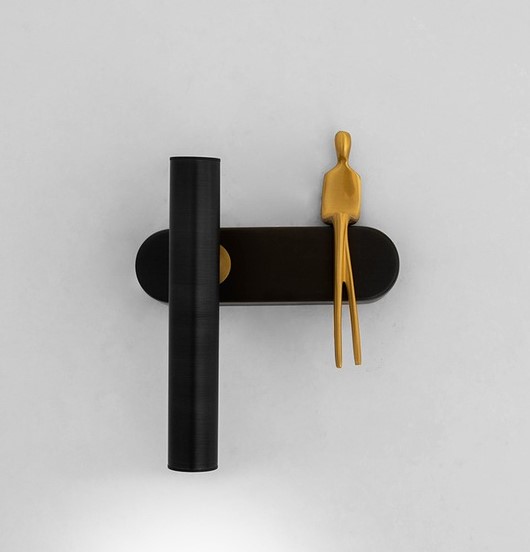 Lampa Ścienna BOY TUBE L Czarny