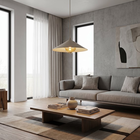 Lampa Wisząca MONO 1M Beżowy/Miodowy