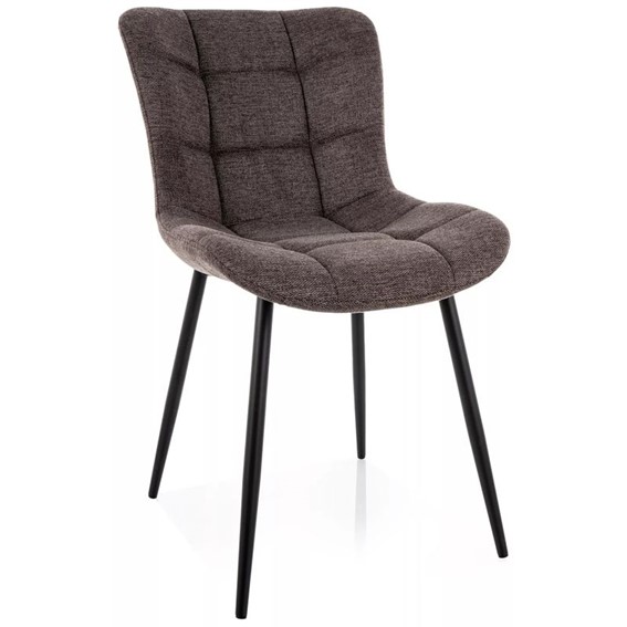 Krzesło JULIA Brego Cappuccino/Czarny Mat