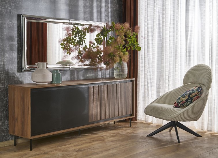 Lustro Ścienne ABISSO Srebrny