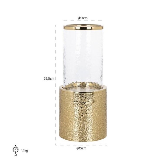 Świecznik MARLOU S Złoty