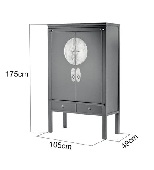 Szafa HAMILTON HT08 Czarny