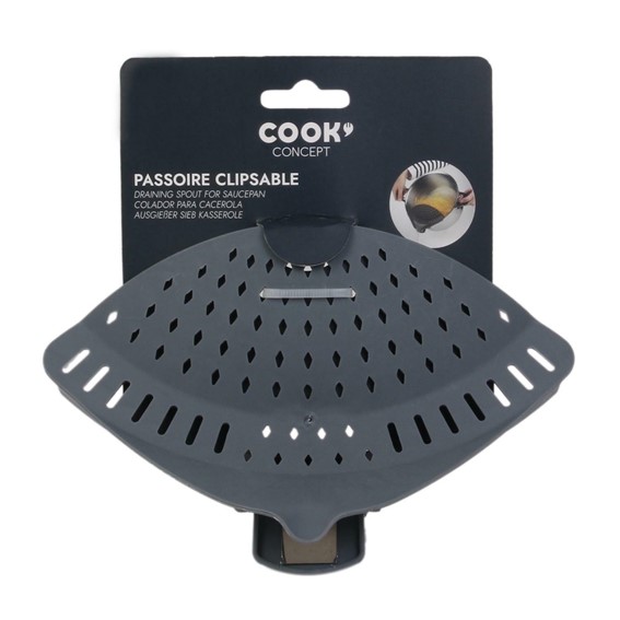 Durszlak Nakładka Na Garnek Szary