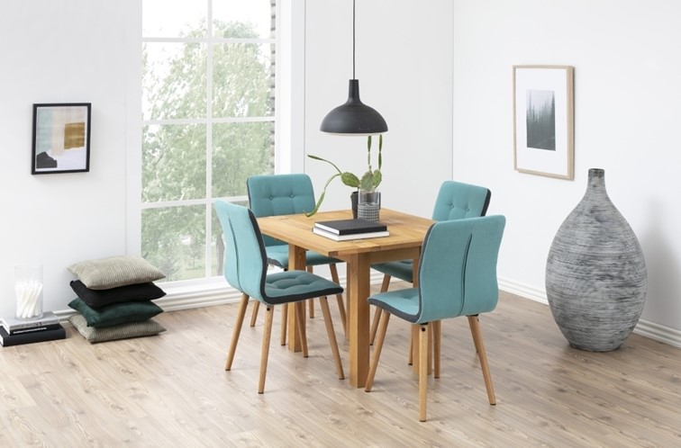 Stół Rozkładany KENLEY 100x90 Naturalny