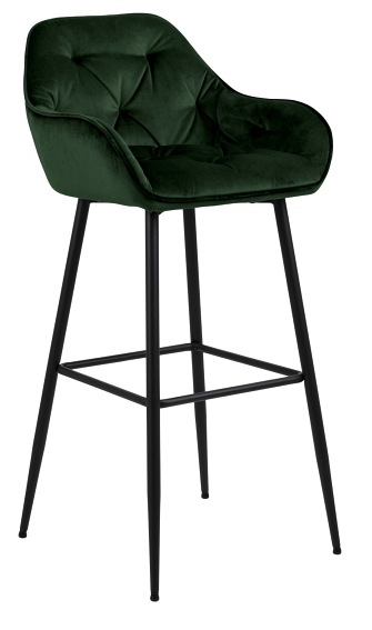 Krzesło Barowe Brooke Vic 53x52x104 Zielony