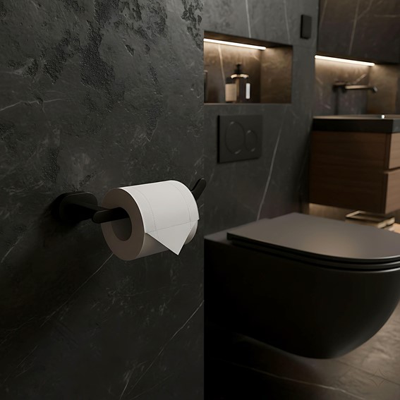 Uchwyt na Papier Toaletowy TIL 109 Czarny