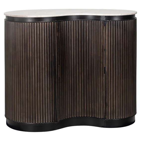 Stolik Barowy MAYFIELD Beżowy/Brązowy