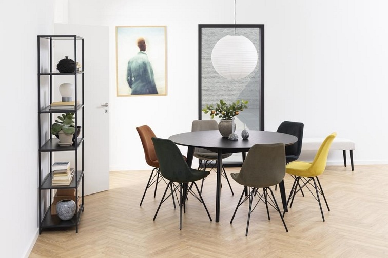 Krzesło ERIS Sztruks Zielony