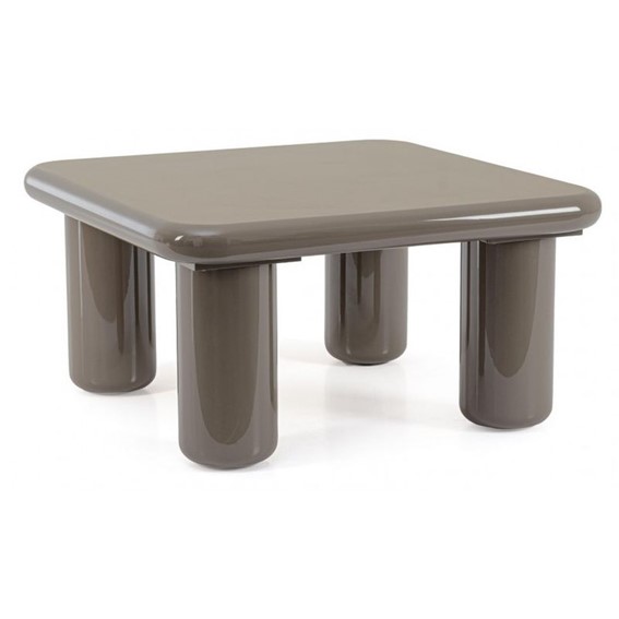 Stolik Kawowy OTILIA SQ 80x80cm Brązowy