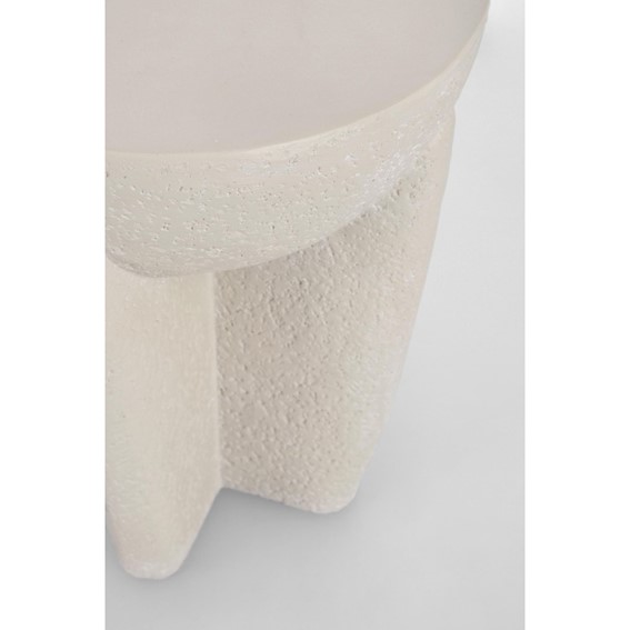 Stolik Kawowy CAESAR Fi38cm Biały