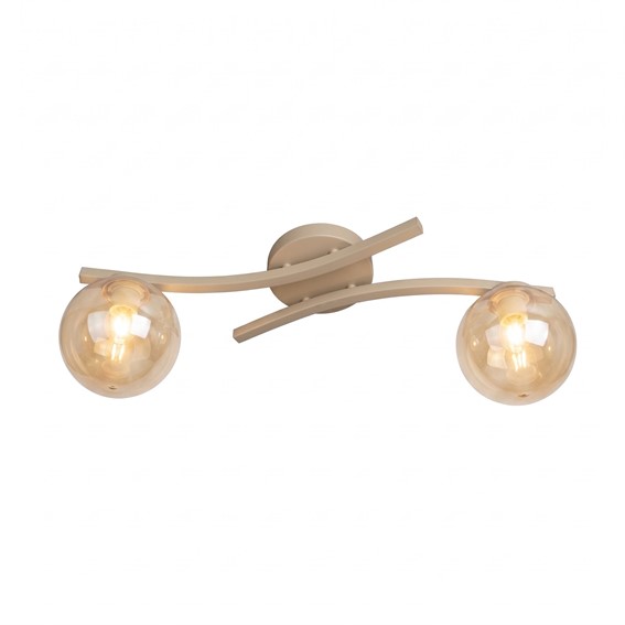Lampa Sufitowa OPUS 2 Beżowy/Miodowy