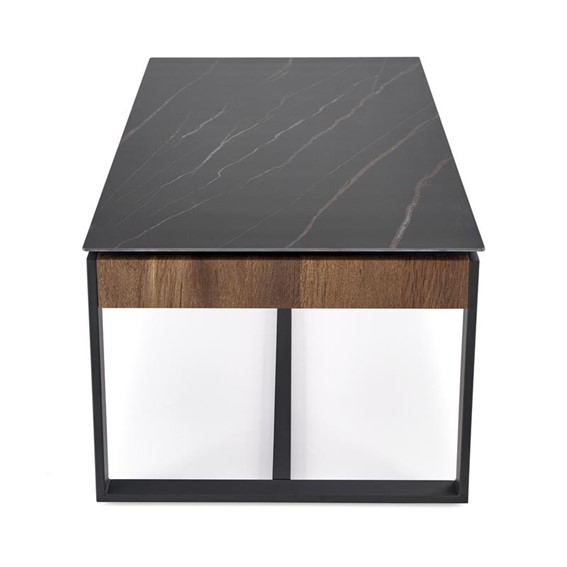 Ława RAMONA Czarny/Orzech