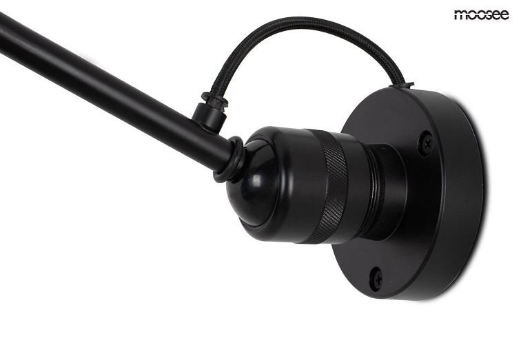 Lampa Ścienna FRANK Czarny