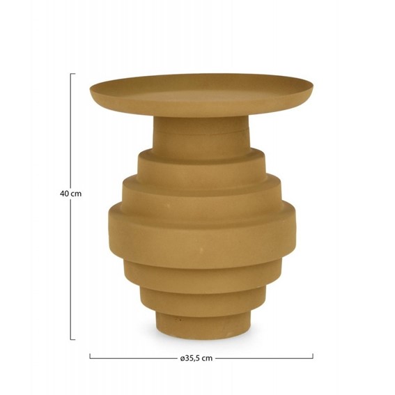 Stolik Kawowy AMBA fi35,5 Żółty